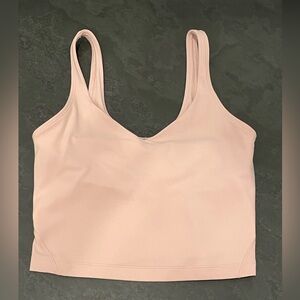 Light Pink Lululemon Align Tank Top Size 2